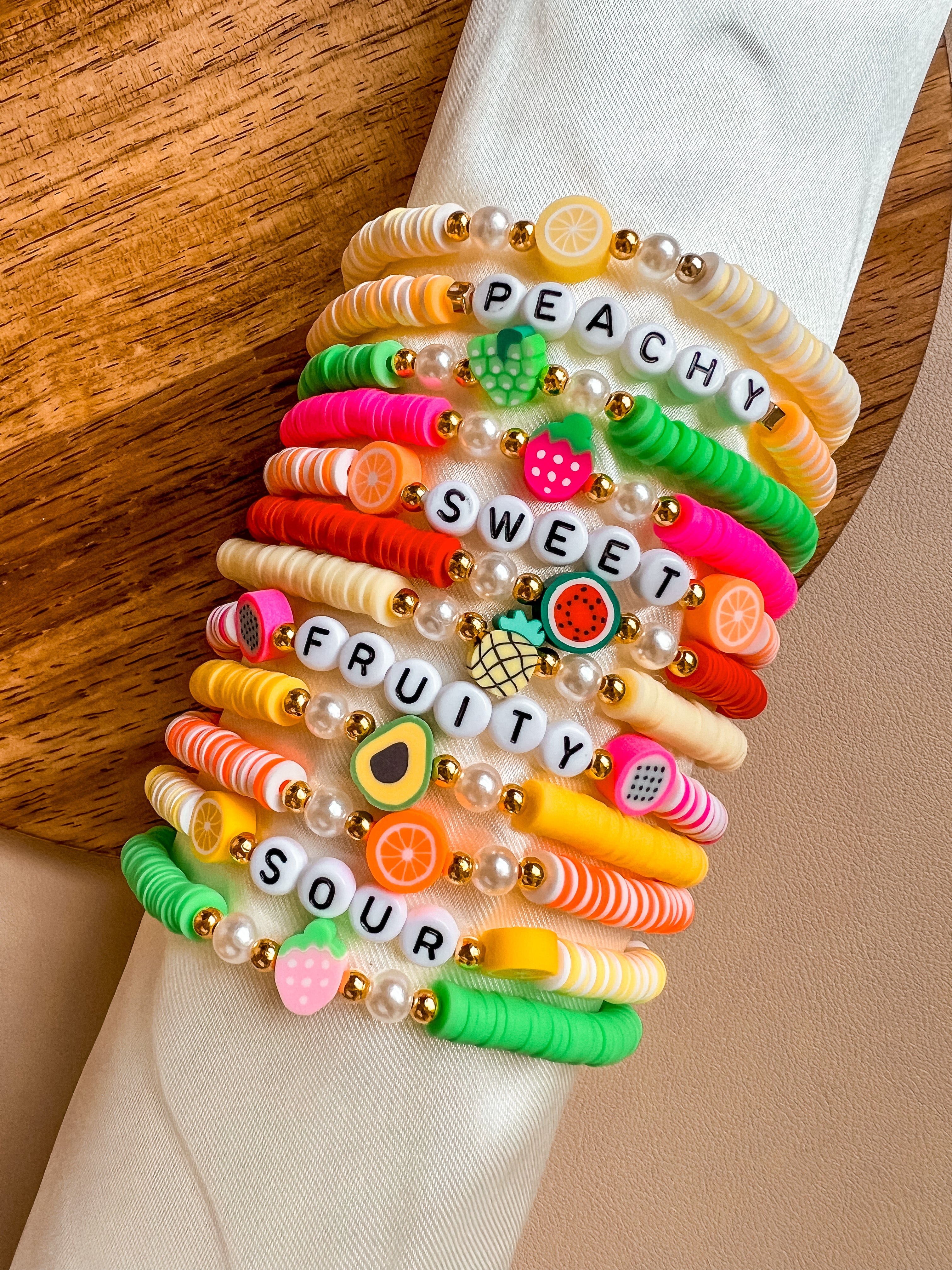 Peace Multicolored Letter Bracelet | Christian Jewelry | Elevated Faith